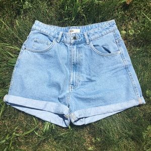 cute mom jean shorts